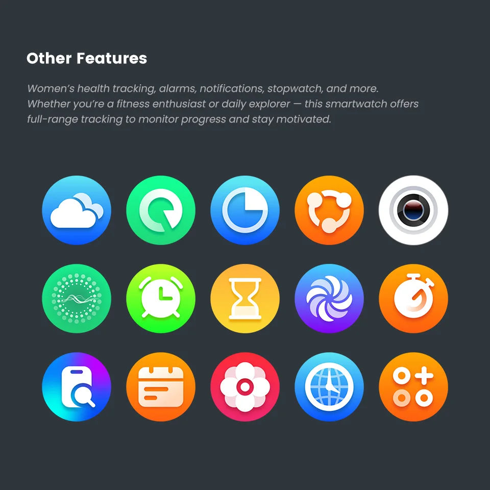 Smartwatch GPS 1.46'' – pantalla AMOLED, brújula, altímetro y batería 580mAh