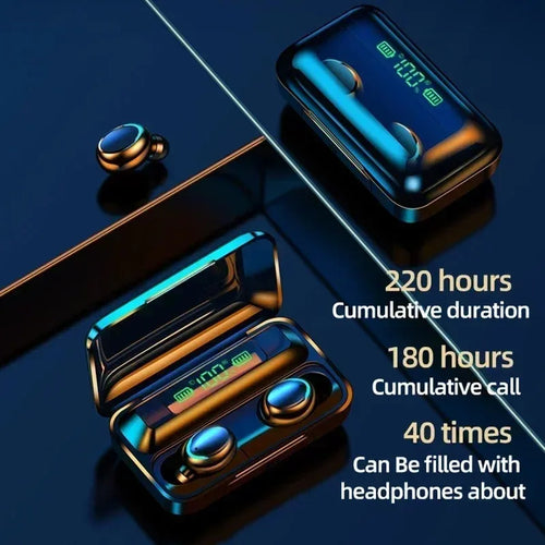 Auriculares inalámbricos TWS F9-5 – Bluetooth 5.3, stereo HiFi y resistentes al agua