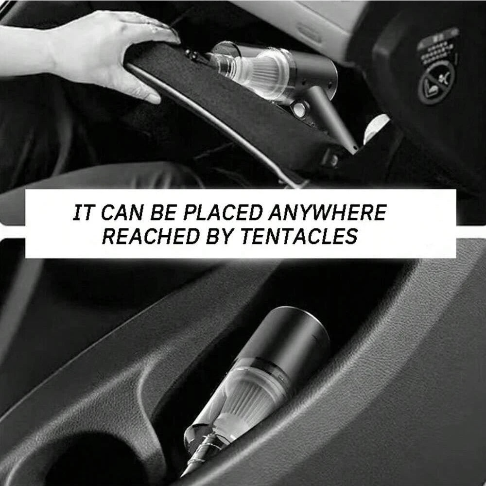 Aspiradora 3 en 1 USB – succión, soplado y combinación para auto y hogar