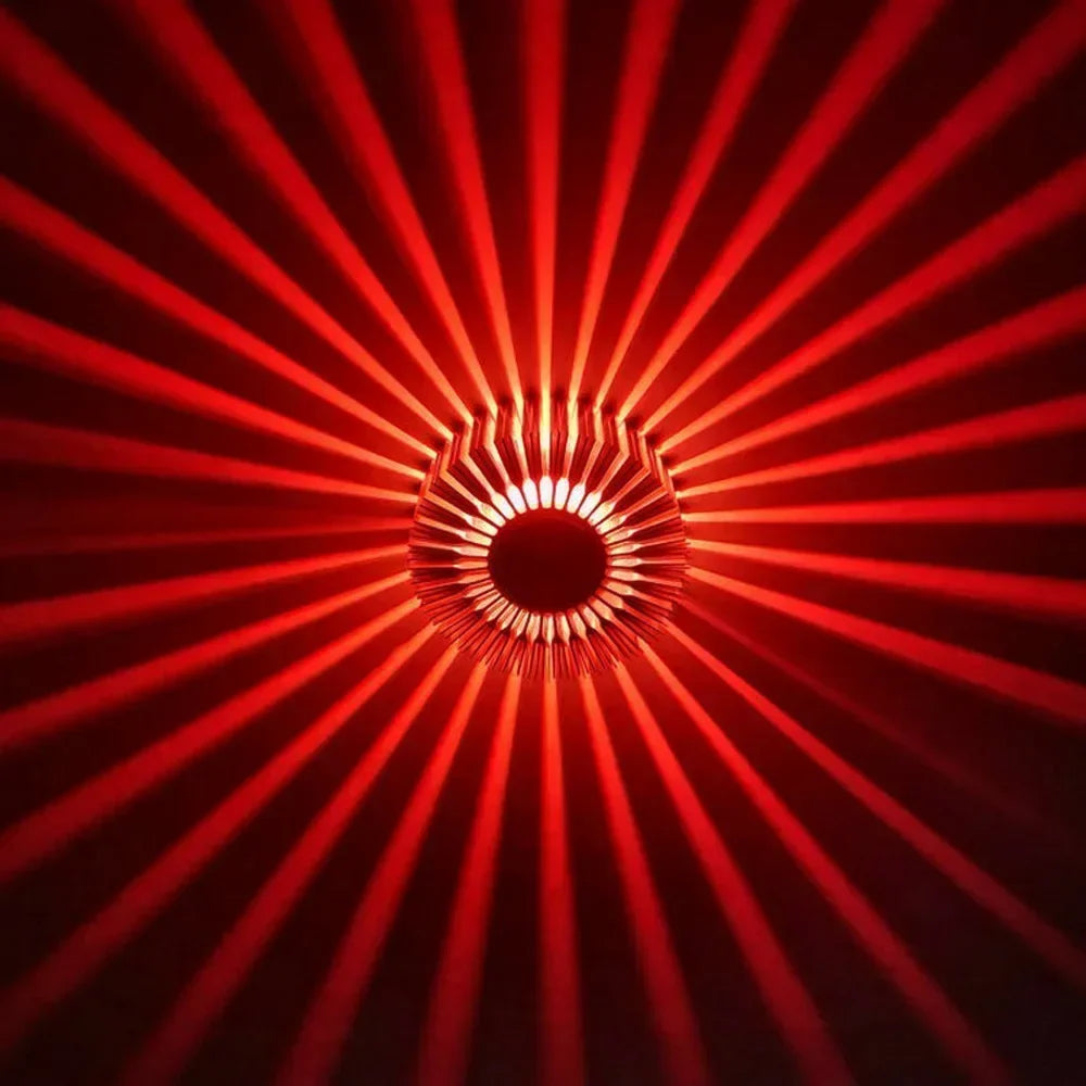 Lámparas LED para techo y pared – 3W, colores vibrantes para living y exteriores