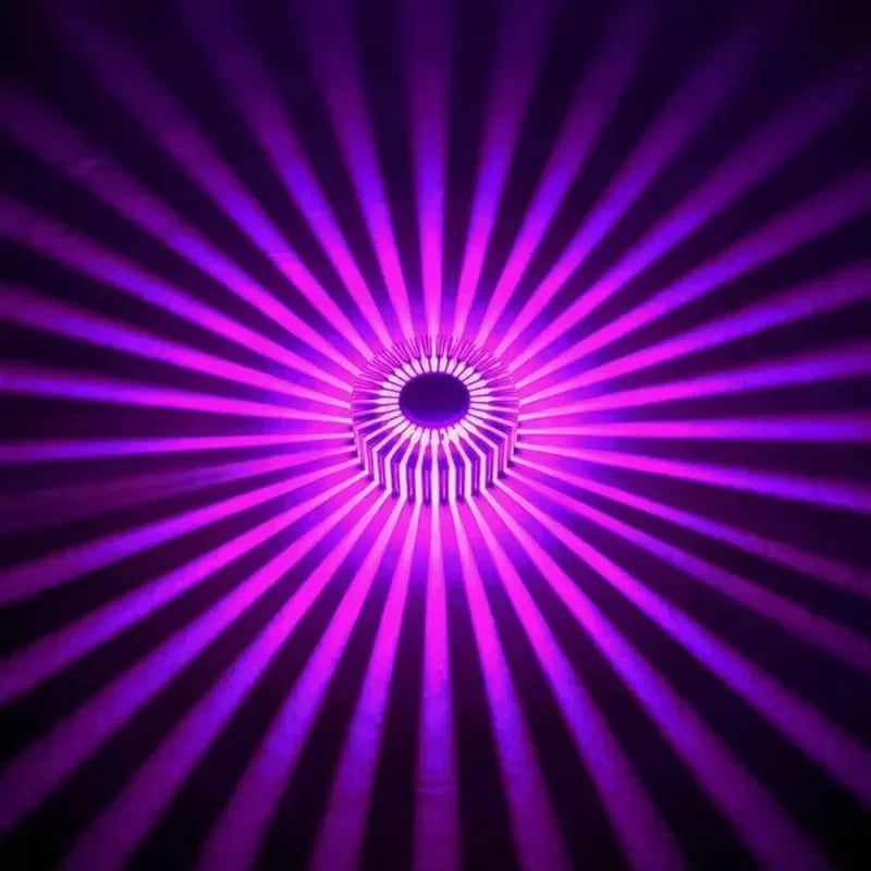 Lámparas LED para techo y pared – 3W, colores vibrantes para living y exteriores