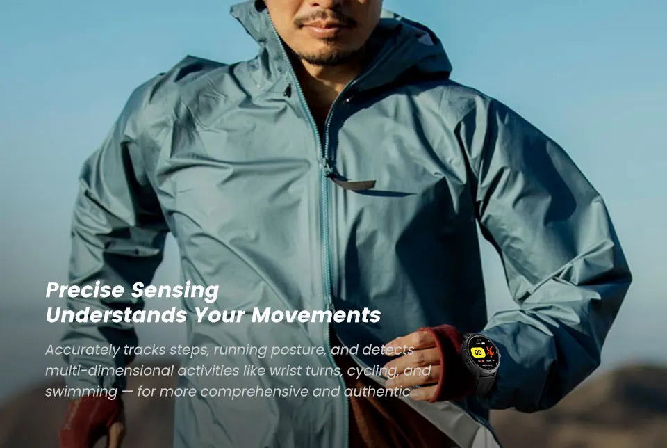 Smartwatch GPS 1.46'' – pantalla AMOLED, brújula, altímetro y batería 580mAh