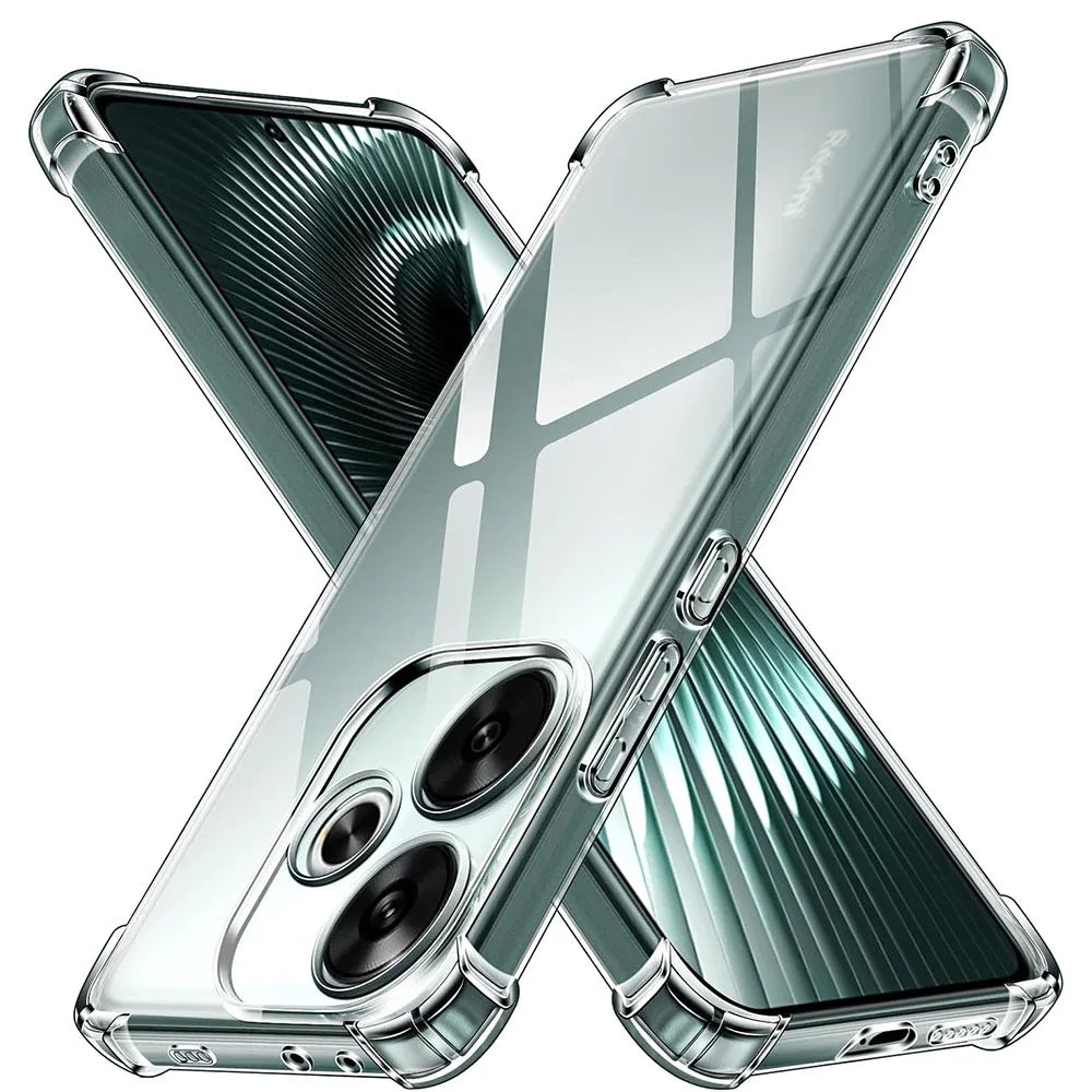 Funda antishock para Xiaomi Poco – silicona transparente ultrafina