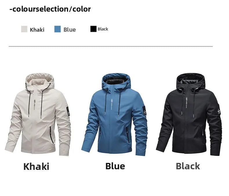 Chaqueta deportiva hombre – versátil, transpirable y cortaviento para primavera y otoño