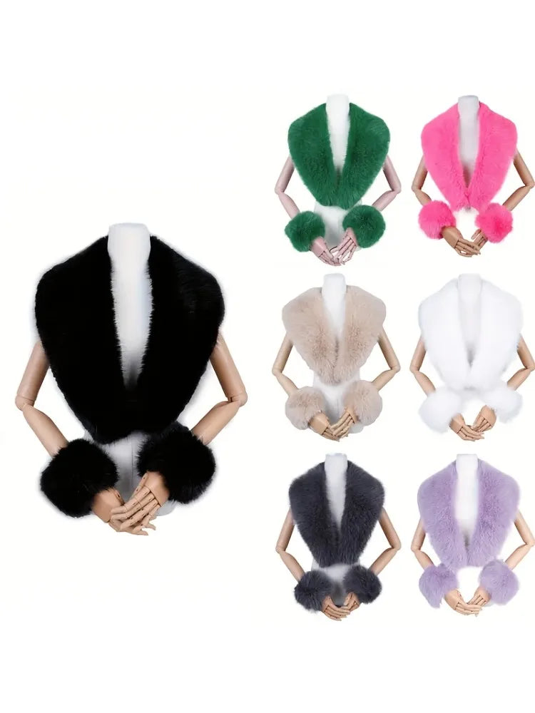 Vestido retro elegante con cuello y ribete de piel sintética – conjunto formal vintage para mujer