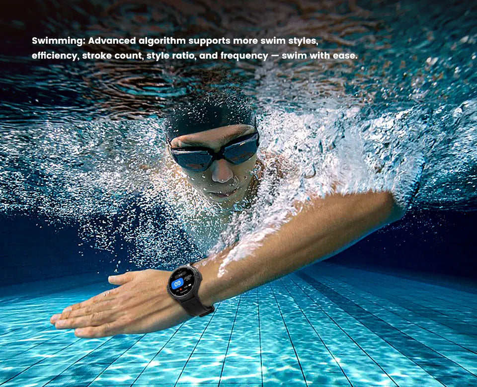 Smartwatch GPS 1.46'' – pantalla AMOLED, brújula, altímetro y batería 580mAh