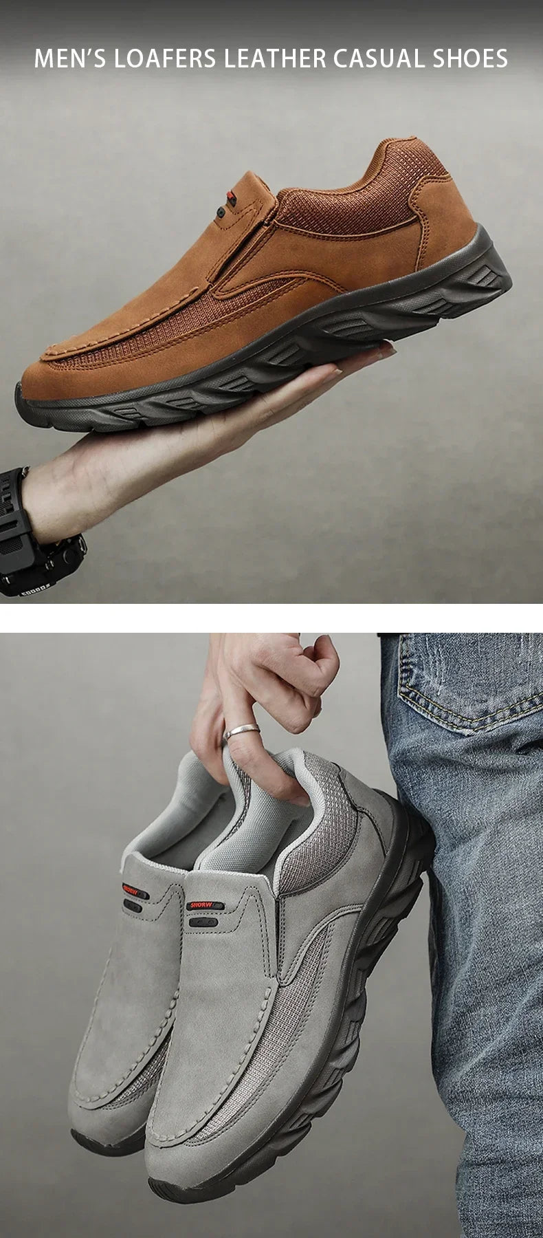 Mocasines casuales hombre – sneakers retro hechos a mano y cómodos