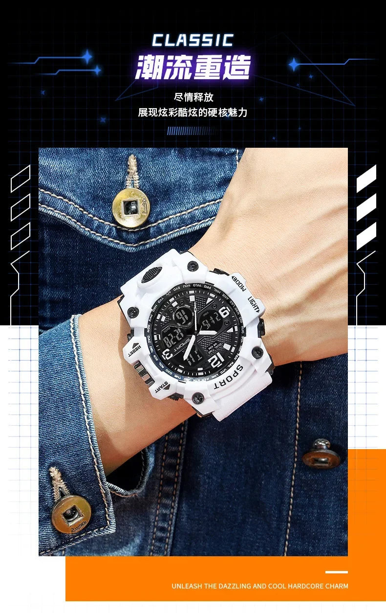 Reloj Deportivo Digital LED para Hombre