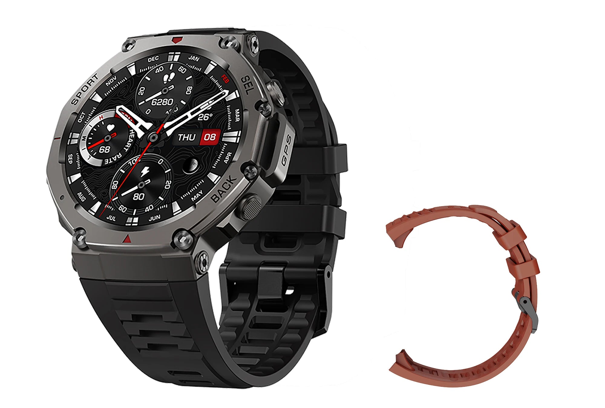 Smartwatch T-Rex 3 GPS – pantalla AMOLED, resistente 5ATM y monitor fitness