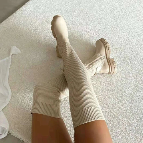 Botas altas mujer – sexy, con plataforma y talle grande