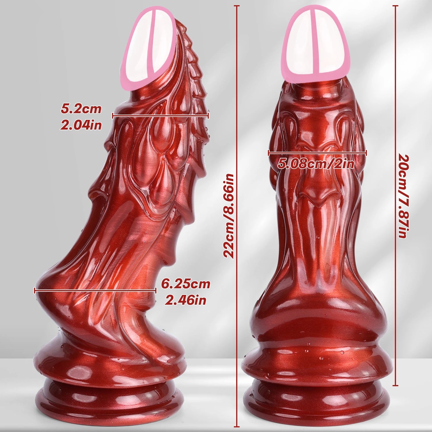 Red Dragon Dildos for Orgasm Women Masturbation Animal Penis Vagina G-Spot Stimulation Big Dick Anal Plug Sex Toys for Women Men