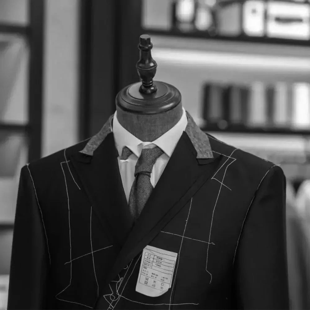 Blazer hombre marrón espiga – doble botonadura y estilo casual