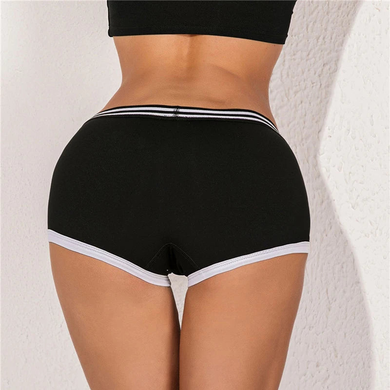 CHASTITY SISSY Underwear for Women Funny Female Boxer Shorts Cotton Boy Shorts Cute Girl Panties Breathable Womens Intimates