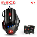 Mouse gaming con cable – retroiluminación y DPI ajustable 2400-7200