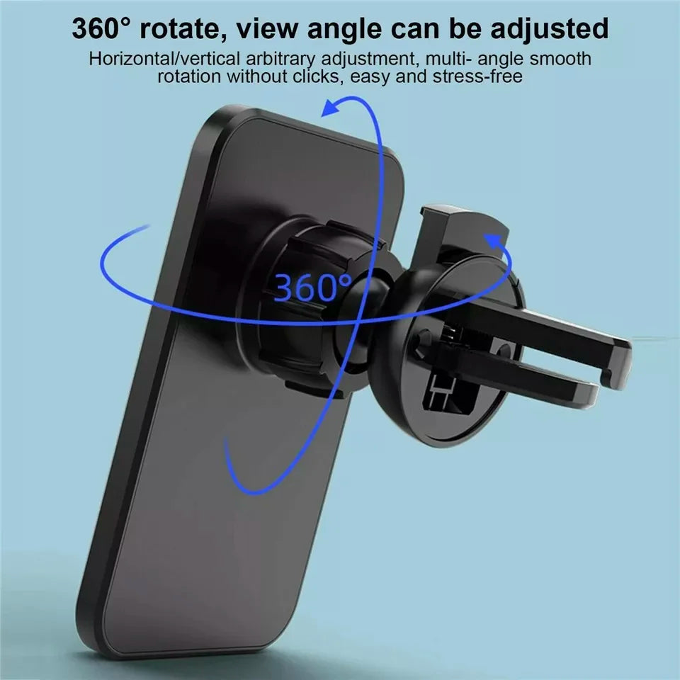 Cargador inalámbrico magnético para auto – soporte y carga rápida 30W para iPhone