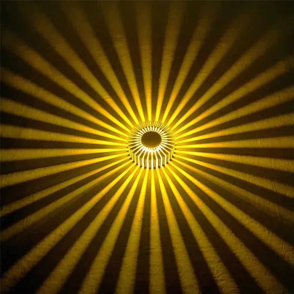 Lámparas LED para techo y pared – 3W, colores vibrantes para living y exteriores