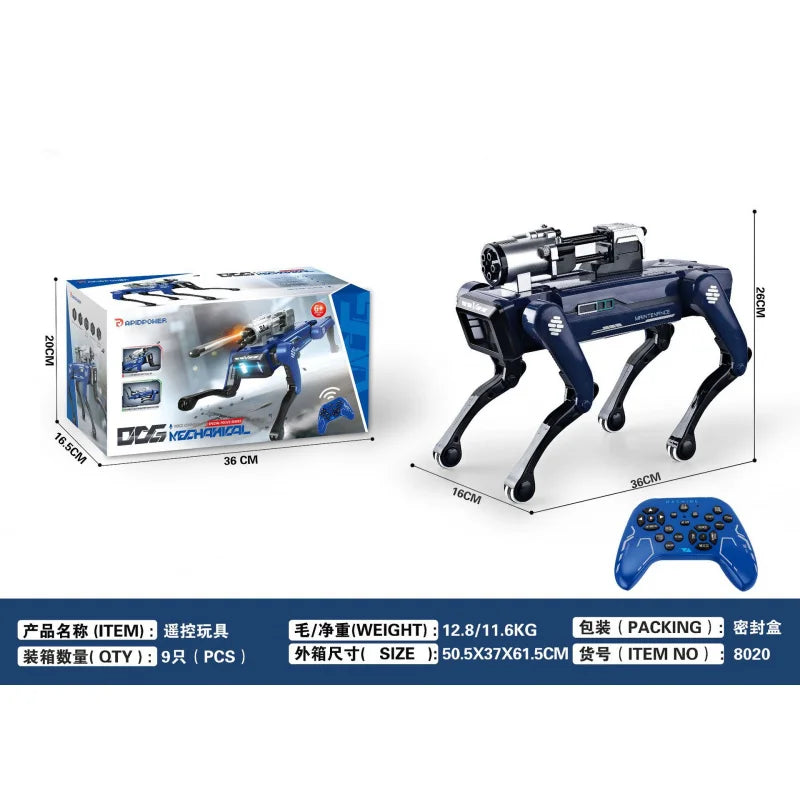 Perro Robot Bombero Inteligente con IA - Mascota Electrónica - Interacción por Voz - Control Remoto - Juguete para Niños