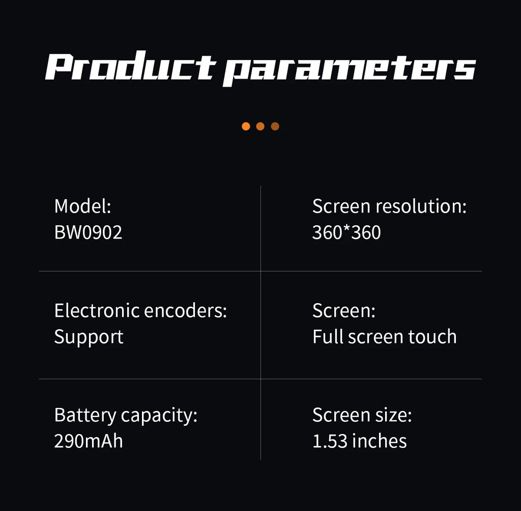 Smartwatch LIGE hombre – pantalla AMOLED HD 360*360, resistente al agua y linterna