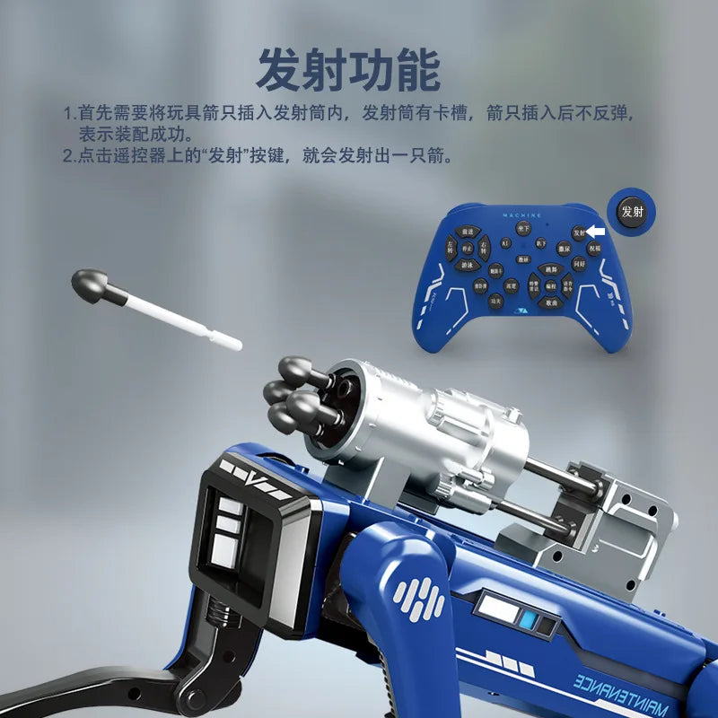 Perro Robot Bombero Inteligente con IA - Mascota Electrónica - Interacción por Voz - Control Remoto - Juguete para Niños