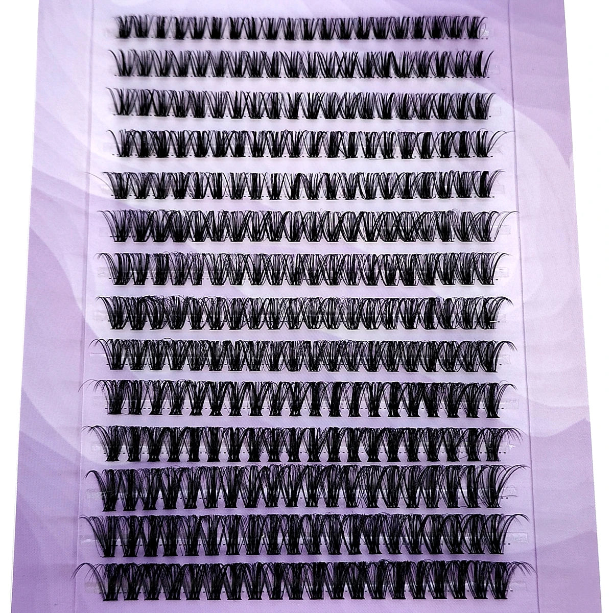 Paquete 280 pestañas mink 3D – extensiones individuales volumen ruso, ultra finas 0.05mm