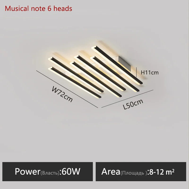 Candelabro LED con 3 colores – ideal para living, dormitorio y espacios interiores