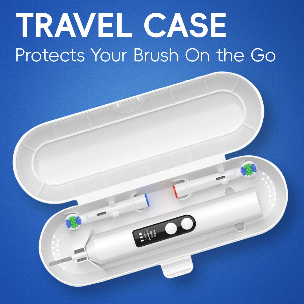 Cepillo eléctrico inteligente – 4 modos, recargable USB y compatible con cabezales Oral B