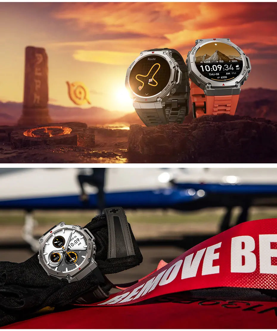 Smartwatch T-Rex 3 GPS – pantalla AMOLED, resistente 5ATM y monitor fitness