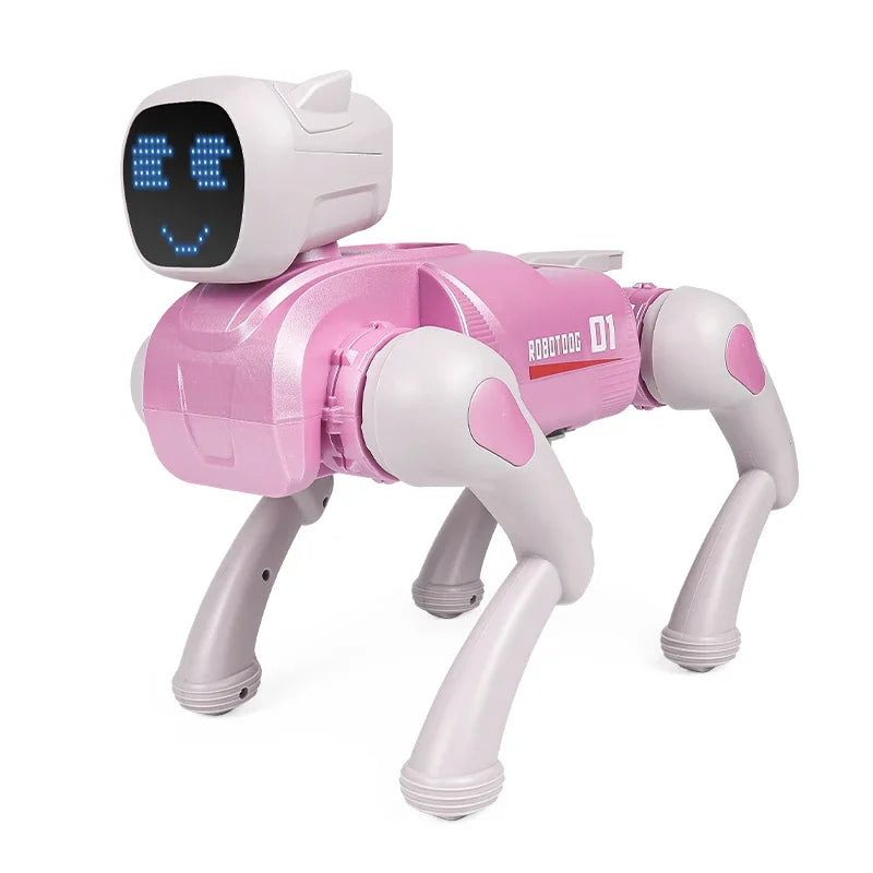 Perro Robot Inteligente - Control Remoto 2.4G y APP - Diálogo por Voz - Programable - Simulación Smart