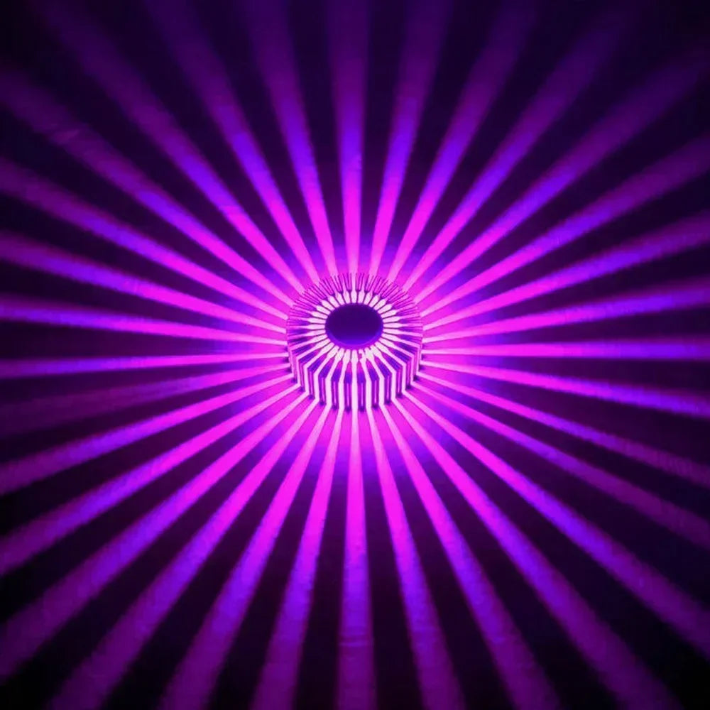 Lámparas LED para techo y pared – 3W, colores vibrantes para living y exteriores