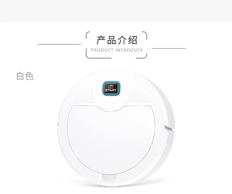 Robot Barredora Inteligente Inalámbrica - Escoba Manual Automática - Limpiador Doméstico Sin Esfuerzo