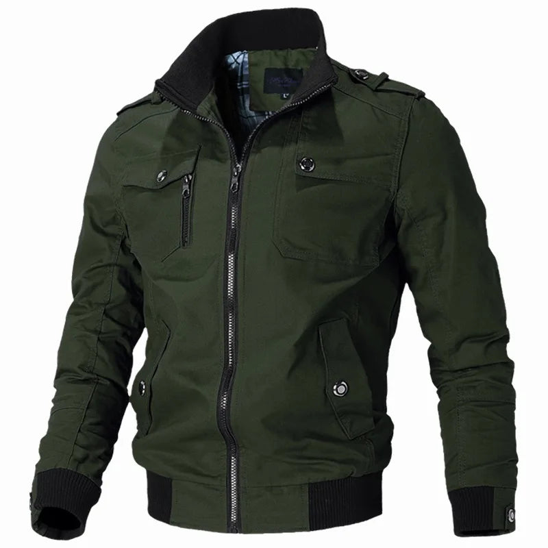 Campera bomber hombre – cortaviento casual