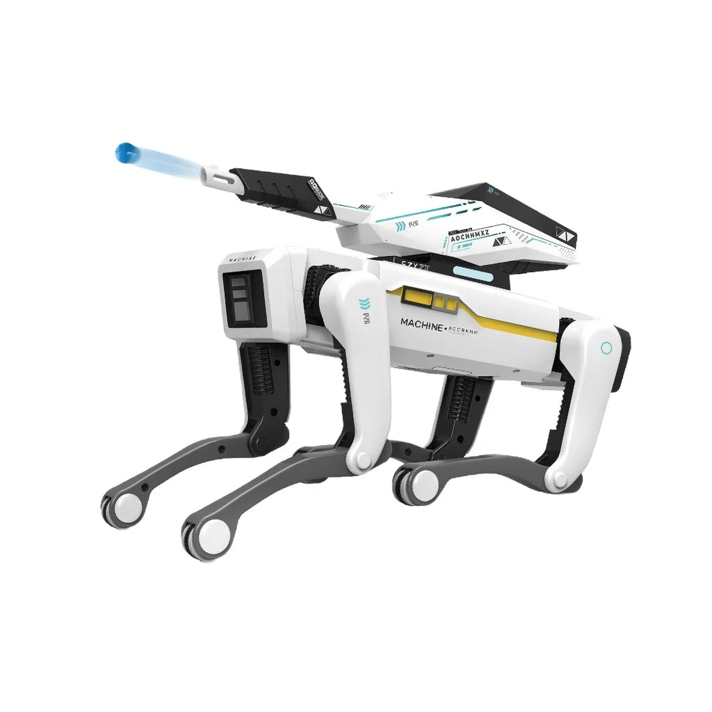 Perro Robot Bombero Inteligente con IA - Mascota Electrónica - Interacción por Voz - Control Remoto - Juguete para Niños