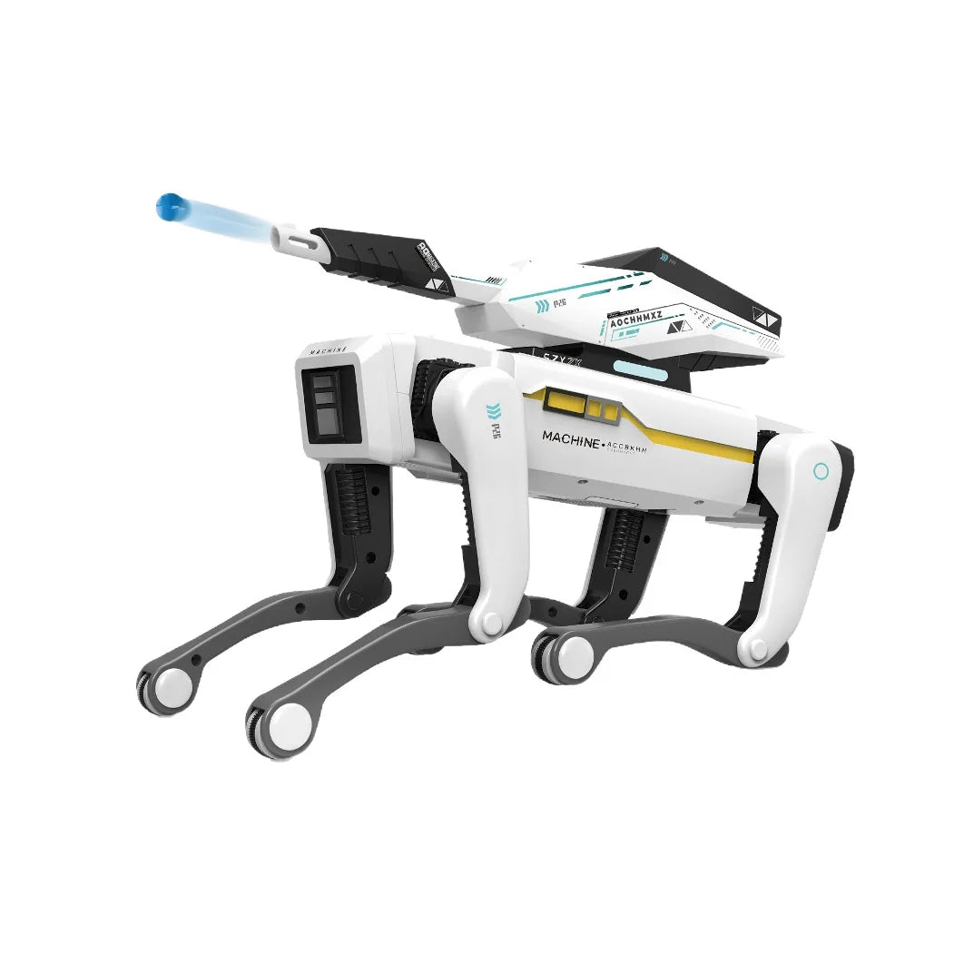 Perro Robot Bombero Inteligente con IA - Mascota Electrónica - Interacción por Voz - Control Remoto - Juguete para Niños