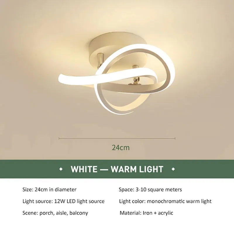 Tira LED minimalista para pasillos – lámparas modernas para living, balcón y escalera