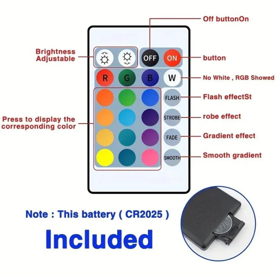 Tira LED Bluetooth SMD 5050 – control remoto APP, flexible y para decoración