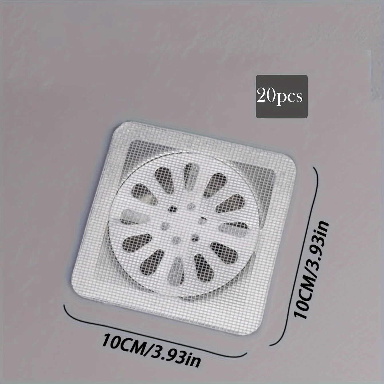 Filtro adhesivo para desagüe – malla antiinsectos y atrapapelos para baño y cocina