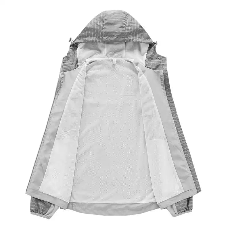 Cortaviento hombre con capucha – chaqueta deportiva para otoño con logo personalizado
