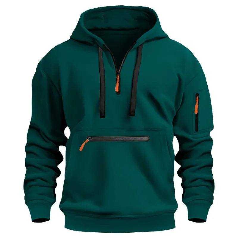 Hoodie invierno – buzo oversize con capucha y múltiples bolsillos