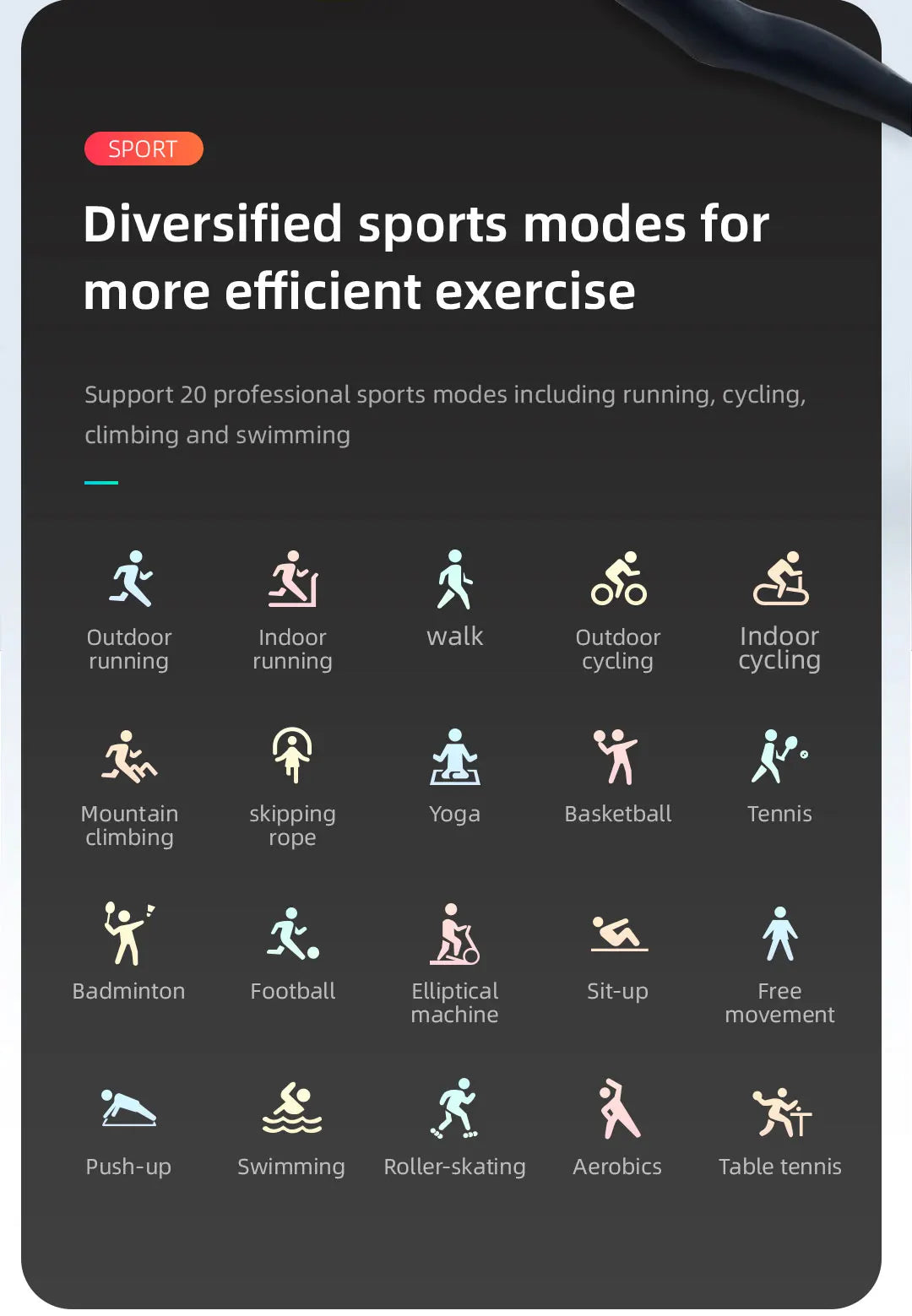 Smartwatch deportivo Mibro A1 – Bluetooth, resistente al agua y monitor de actividad