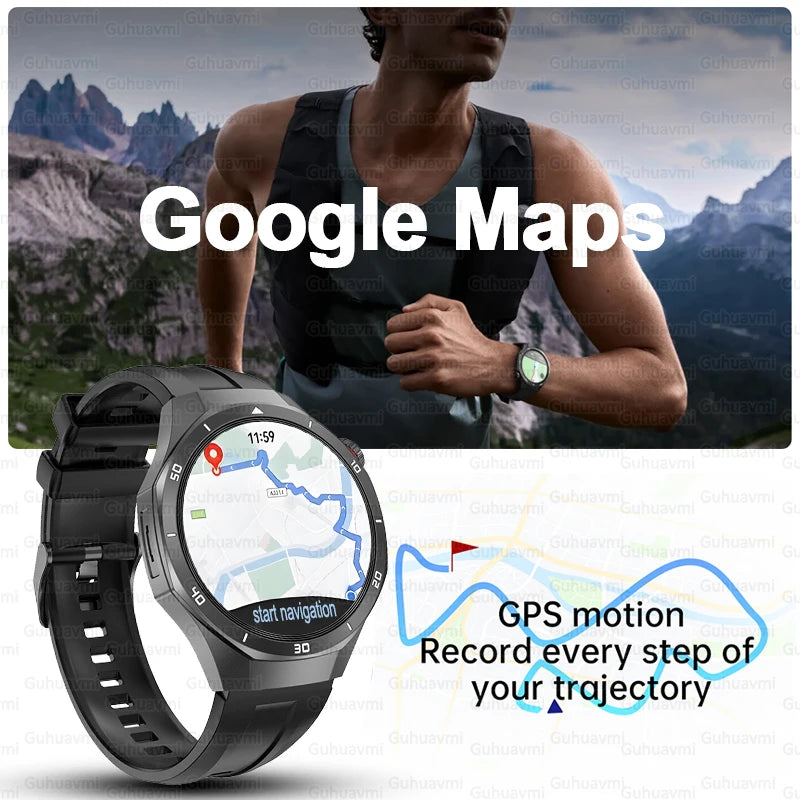 Smartwatch hombre nuevo – pantalla AMOLED, GPS, música y resistencia IP68
