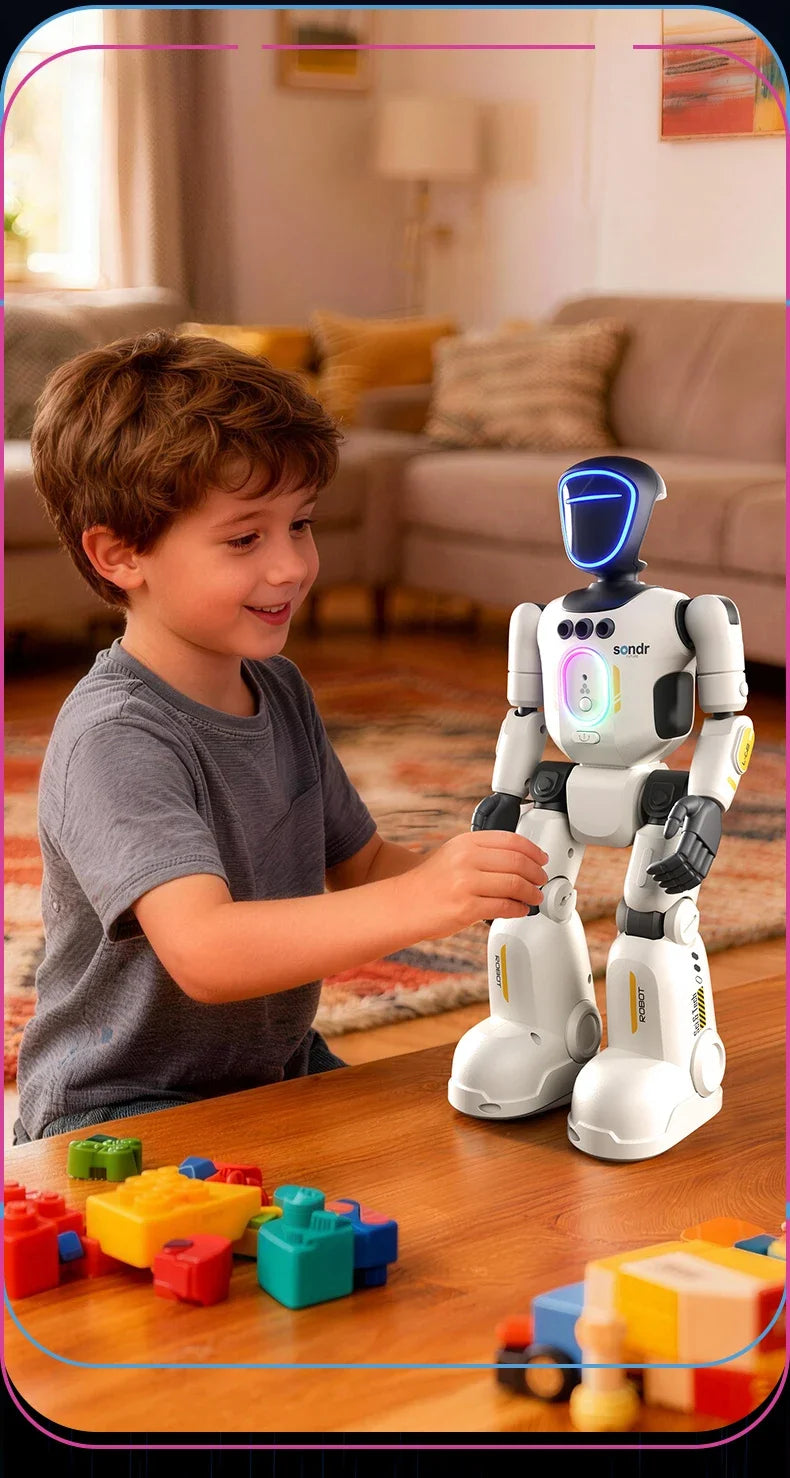 Robot Inteligente R40 - IA con Control Remoto - Baile y Acciones Smart para Niños