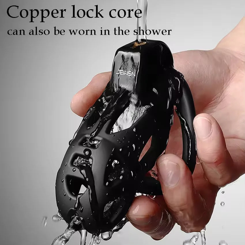 Chastity Lock Breathable Male Chastity Device Sex Toys for Couple Adult Penis Ring Micro Cock Cage Femboy Cuckold Penis Bondage