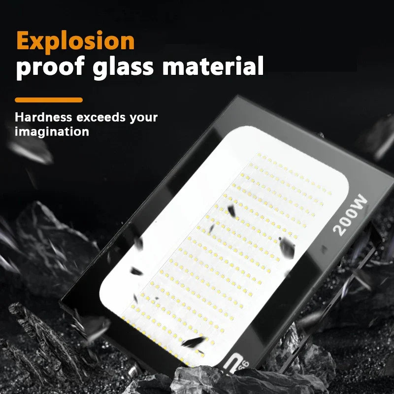 Reflector LED exterior IP66 – múltiples potencias para jardín y entrada