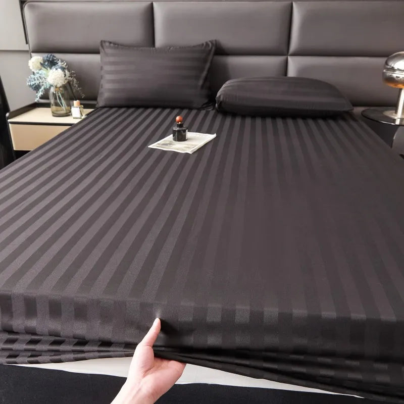 Sábana ajustable suave y fresca – amigable con la piel, para cama individual, queen y king