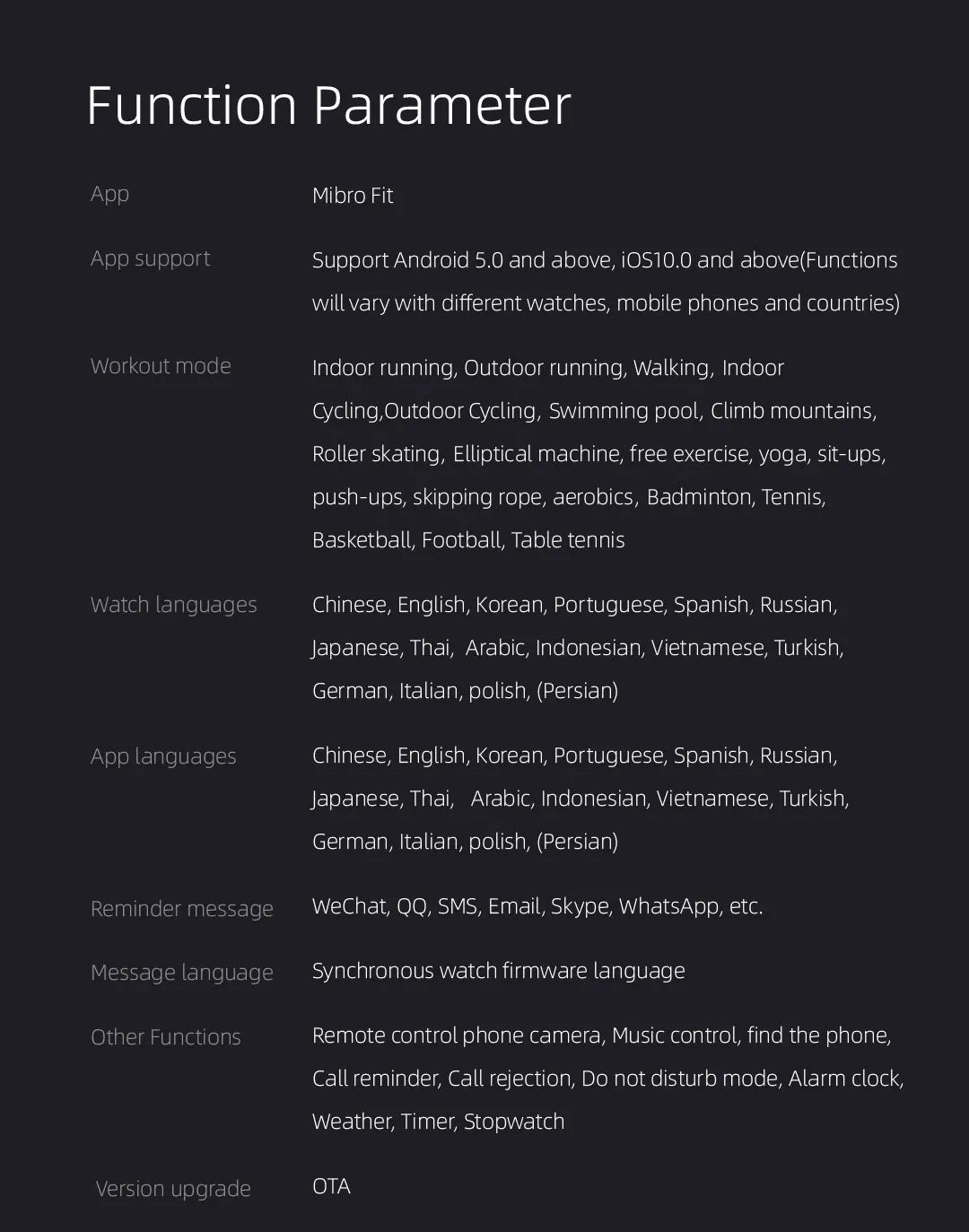 Smartwatch deportivo Mibro A1 – Bluetooth, resistente al agua y monitor de actividad