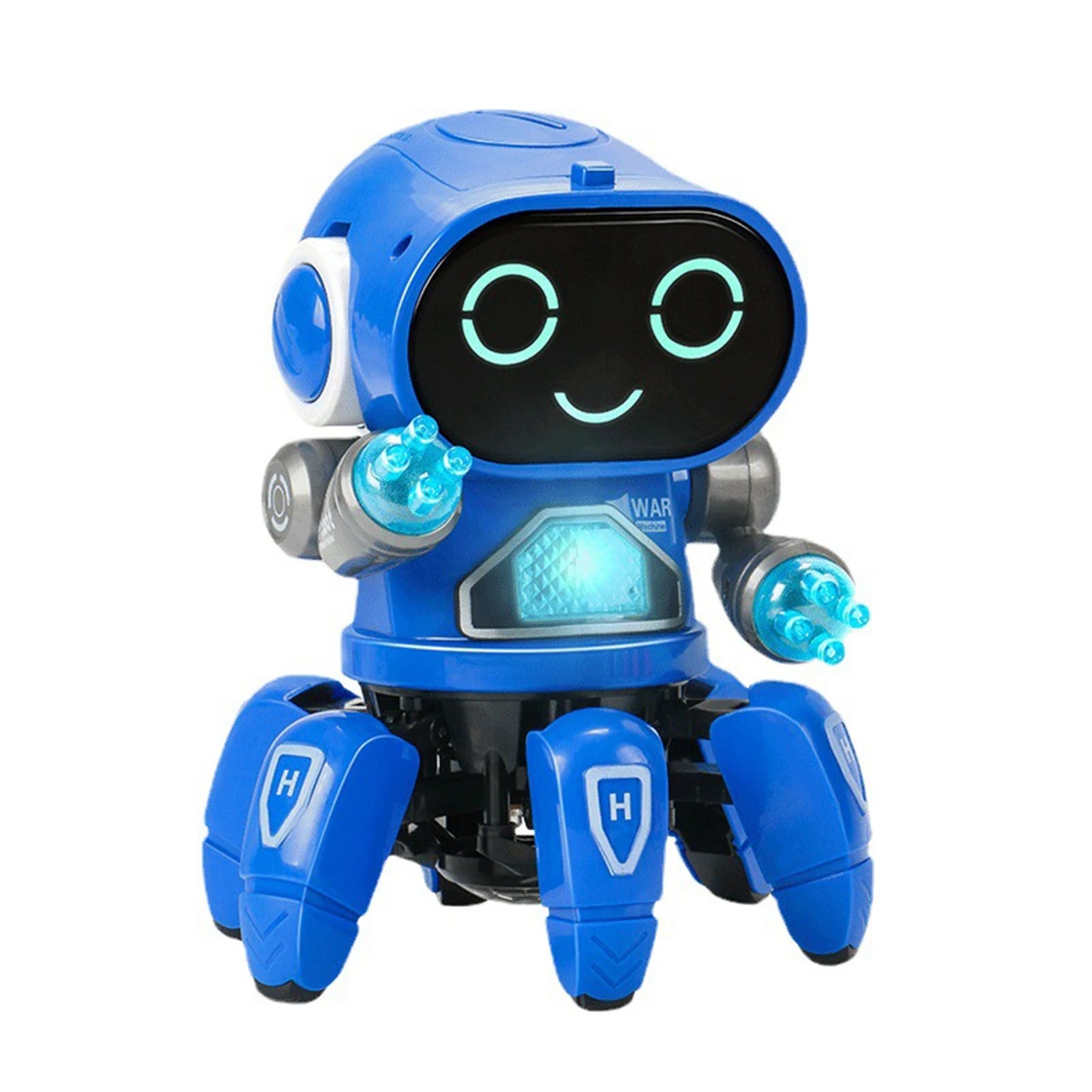 Robot Eléctrico para Niños - Seis Garras - Plástico Inteligente - Baila, Canta y se Ilumina - Robot Eléctrico para Niños