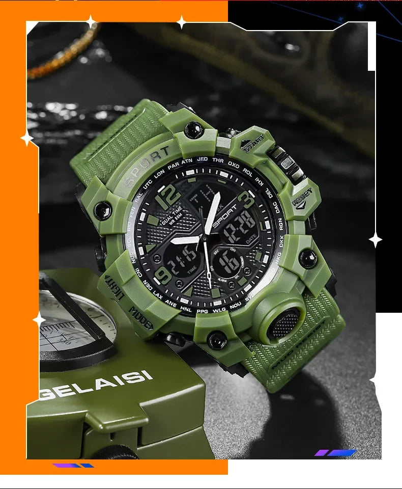 Reloj Deportivo Digital LED para Hombre