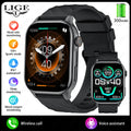 Smartwatch LIGE mujer – pantalla HD 2.01", monitor de salud y resistente al agua