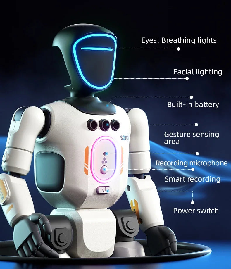 Robot Inteligente R40 - IA con Control Remoto - Baile y Acciones Smart para Niños