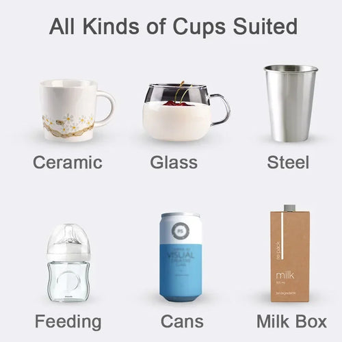 Calentador de Tazas Nuevo - Para Leche, Té, Tetera - Placa Caliente Eléctrica - Alta Temperatura 80°C - Para Hogar, Oficina y Escritorio